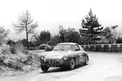 Pierre Orsini - Jean-Baptiste Canonicci 
22º Rally Coupe del Alpes 1961, Alfa Romeo Giulietta@
Palabras clave: Alfa_Romeo;Alpes;1961