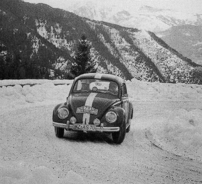 Ewald Stock - Eugen Folten 
30º Rallye Automobile de Monte-Carlo 1961. Volkswagen Coccinelle (WZ-AS 70). Clasificado 103º.

Del 21 al 28 de Enero, Montecarlo.
Superficie: asfalto - nieve.

Tomaron la salida 305 equipos, finalizaron 156.@
Palabras clave: Volkswagen;Coccinelle;Montecarlo;1961;nieve