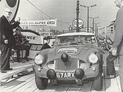 David Seigle-Morris - Tony Ambrose
23º Rally Coupe del Alpes 1962, Austin Healey 3000 Mk2, Clasificado 8º@
Palabras clave: Austin;Alpes;1962