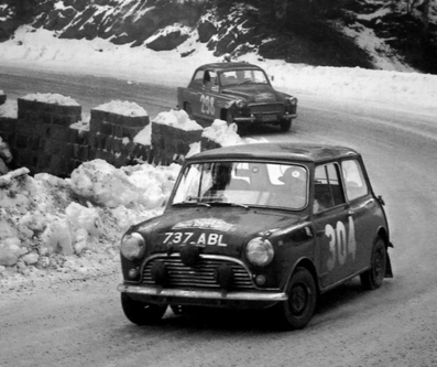 Pat Moss-Carlsson - Ann Wisdom-Riley
31º Rallye Automobile de Monte-Carlo 1962. Mini Morris Cooper (737 ABL). Clasificada 26ª y 1ª en Copa de Damas.

Del 20 al 25 de Enero, Monte-Carlo.
Superficie: asfalto - nieve.

Tomaron la salida 313 equipos, finalizaron 247.@
Palabras clave: Pat_Moss-Carlsson;Mini;Montecarlo;1962;Mujeres;Womens
