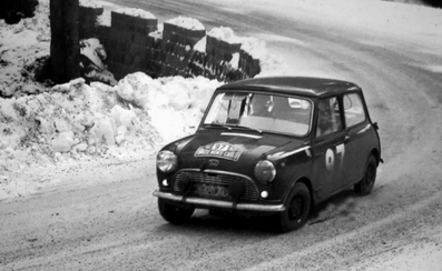Rupert Jones - Philipp Morgan
31º Rallye Automobile de Monte-Carlo 1962. Austin Cooper. Clasificado 77º.

Del 20 al 25 de Enero, Monte-Carlo.
Superficie: asfalto - nieve.

Tomaron la salida 313 equipos, finalizaron 247.@
Palabras clave: Mini;Morris;Cooper;Montecarlo;1962;nieve