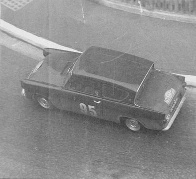 Sydney Herbert Allard - Tom Fisk
31º Rallye Automobile de Monte-Carlo 1962. Ford Anglia. Clasificado 95º.

Del 20 al 25 de Enero, Monte-Carlo.
Superficie: asfalto - nieve.

Tomaron la salida 313 equipos, finalizaron 247.@
Palabras clave: Ford;Anglia;Montecarlo;1962