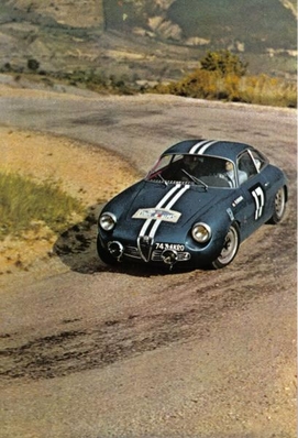 Pierre Orsini - Luiggi
23º Rally Coupe del Alpes 1962, Alfa Romeo, Retirado por accidente
Anecdota: el accidente fue al chocar con el Triumph TR4 de John Sprinzel - Willy Cave, teniendo que abandobar ambos@
Palabras clave: Alfa_Romeo;Alpes;1962