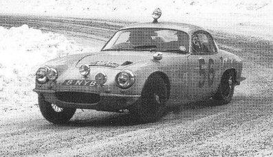 Davis - Buxtow
31º Rallye Automobile de Monte-Carlo 1962. Lotus Elite (8 NYB). Clasificado 182º.

Del 20 al 25 de Enero, Monte-Carlo.
Superficie: asfalto - nieve.

Tomaron la salida 313 equipos, finalizaron 247.@
Palabras clave: Lotus;Elite;Montecarlo;1962