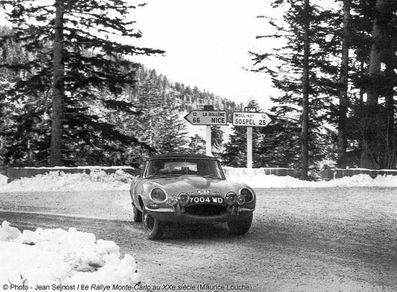 Merrick - Merrick
31º Rallye Automobile de Monte-Carlo 1962. Jaguar Type E 3.8 l (7004 WD). Clasificado 200º.

Del 20 al 25 de Enero, Monte-Carlo.
Superficie: asfalto - nieve.

Tomaron la salida 313 equipos, finalizaron 247.@
Palabras clave: Jaguar;Type;Montecarlo;1962
