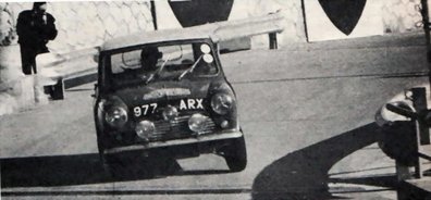 Rauno August Aaltonen - Tony Ambrose
32º Rally Automobile de Monte-Carlo 1963. Morris Mini Cooper S 1275 (977 ARX). Clasificado 3º.

Del 20 al 24 de Enero, Monte-Carlo.
Superficie: asfalto - nieve.

Tomaron la salida 296 equipos, finalizaron 96.@
Palabras clave: Rauno_August_Aaltonen;Tony_Ambrose;Montecarlo;Mini;1963