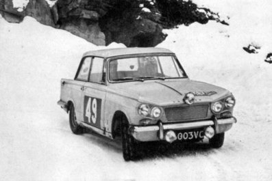 Victor (Vic) Elford - M. Butler
32º Rallye Automobile de Monte-Carlo 1963. Triumph Vitesse (6003VC). Clasificado 24º.

Del 20 al 24 de Enero, Monte-Carlo.
Superficie: asfalto - nieve.

Tomaron la salida 296 equipos, finalizaron 96.@
Palabras clave: Vic_Elford;Montecarlo;1963;nieve