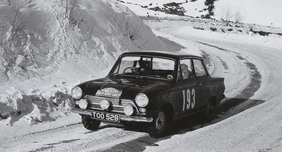 H. Taylor - Melia
32º Rallye Automobile de Monte-Carlo 1963. Ford Cortina. Clasificado 35º.

Del 20 al 24 de Enero, Monte-Carlo.
Superficie: asfalto - nieve.

Tomaron la salida 296 equipos, finalizaron 96.@
Palabras clave: Ford;Cortina;Montecarlo;1963