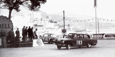 H. Taylor - Melia
32º Rallye Automobile de Monte-Carlo 1963. Ford Cortina. Clasificado 35º.

Del 20 al 24 de Enero, Monte-Carlo.
Superficie: asfalto - nieve.

Tomaron la salida 296 equipos, finalizaron 96.@
Palabras clave: Ford;Cortina;Montecarlo;1963