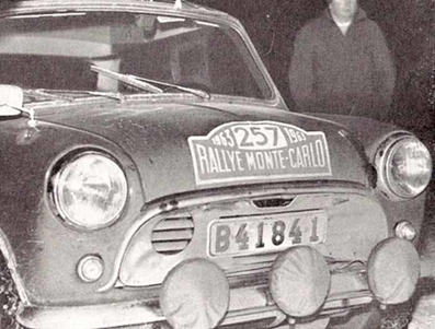 Bengt Soderstorom - Henry Liddon
32º Rallye Automobile de Monte-Carlo 1963. Morris Mini Cooper (B41841). Clasificado 41º.

Del 20 al 24 de Enero, Monte-Carlo.
Superficie: asfalto - nieve.

Tomaron la salida 296 equipos, finalizaron 96.@
Palabras clave: Mini;Montecarlo;1963