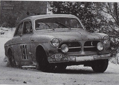 J. Assenmacher - W. Stehl
32º Rallye Automobile de Monte-Carlo 1963. Volvo. Abandonó.

Del 20 al 24 de Enero, Monte-Carlo.
Superficie: asfalto - nieve.

Tomaron la salida 296 equipos, finalizaron 96.@
Palabras clave: Volvo;Montecarlo;1963