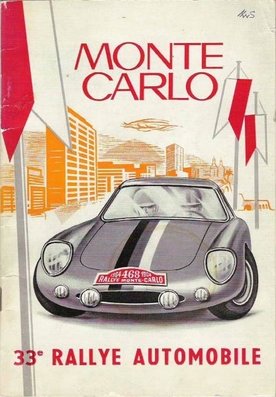 33º Rallye Automobile de Monte-Carlo 1964
Del 18 al 21 de Enero, Monte Carlo.
Superficie: asfalto - nieve.

Se inscribieron 306 equipos, tomaron la salida 299, finalizaron 163.
Palabras clave: Montecarlo;1964