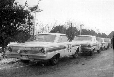 Bo Ljungfeldt - Fergus Sager
33º Rallye Automobile de Monte-Carlo 1964. Ford Falcon Futura Sprint (ZE 1047). Clasificado 2º.

Del 18 al 21 de Enero, Monte Carlo.
Superficie: asfalto - nieve.

Se inscribieron 306 equipos, tomaron la salida 299, finalizaron 163.@
Palabras clave: Ford;Falcon;Futura;Sprint;Montecarlo;1964