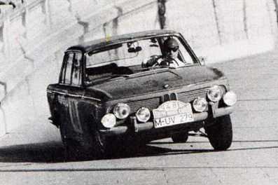 Hans Walter - Werner Lier
33º Rallye Automobile de Monte-Carlo 1964. BMW 1800. Clasificado 27º.
Se inscribieron 306 equipos, tomaron la salida 299, finalizaron 163.@
Palabras clave: BMW;Montecarlo;1964