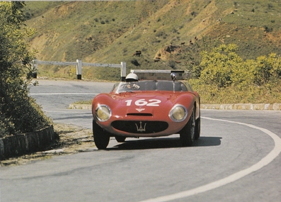 Michele Paratore - Silvestre Semilia
55º Targa Florio 1964. Maserati Tipo 60 'Birdcage'. No acabò (DNF).@
Palabras clave: Targa_Florio;Maserati;1964