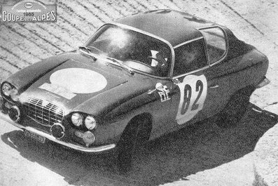 René Trautmann - Claudine Trautmann-Bouchet
26º Rally Coupe del Alpes 1965. Lancia Flavia Sport Zagato (TO 714001). Clasificado 1º dentro de los Touring Class.

Del 19 al 25 de Julio, Marseille - Grenoble - Monte-Carlo.
Superficie: asfalto.

Tomaron la salida 93 equipos, finalizaron 31.@
Palabras clave: Lancia;Alpes;1965