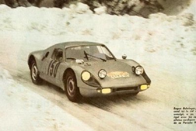 Eugen Böhringer - Rolf Wuetherich
34º Rallye Automobile de Monte-Carlo 1965. Porsche 904 Carrera GTS (S TJ 16). Clasificado 2º.

Del 16 al 25 de Enero, Monte-Carlo.
Superficie: asfalto - nieve.

Se inscribieron 275 equipos, tomaron la salida 237, finalizaron 35.@
Palabras clave: Eugen_Bohringer;Rolf_Wuetherich;Porsche;Carrera;GTS;Montecarlo;1965;nieve