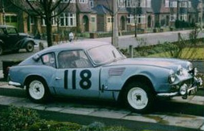 Rob Slotemaker - Alan Taylor
34º Rallye Automobile de Monte-Carlo 1965. Triumph Spitfire (ADU 6B). Clasificado 14º.

Del 16 al 25 de Enero, Monte-Carlo.
Superficie: asfalto - nieve.

Se inscribieron 275 equipos, tomaron la salida 237, finalizaron 35.@
Palabras clave: Triumph;Montecarlo;1965