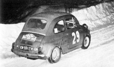 Sobieslaw Zasada - Kazimierz Osinski
34º Rallye Automobile de Monte-Carlo 1965. Steyr Puch 650 TR (KW 5967). Clasificado 17º.

Del 16 al 25 de Enero, Monte-Carlo.
Superficie: asfalto - nieve.

Se inscribieron 275 equipos, tomaron la salida 237, finalizaron 35.@
Palabras clave: Montecarlo;Puch;Stery;1965;Nieve