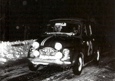 Sobieslaw Zasada - Kazimierz Osinski
34º Rallye Automobile de Monte-Carlo 1965. Steyr Puch 650 TR (KW 5967). Clasificado 17º.

Del 16 al 25 de Enero, Monte-Carlo.
Superficie: asfalto - nieve.

Se inscribieron 275 equipos, tomaron la salida 237, finalizaron 35.@
Palabras clave: Montecarlo;Puch;Stery;1965