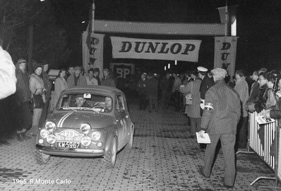 Sobieslaw Zasada - Kazimierz Osinski
34º Rallye Automobile de Monte-Carlo 1965. Steyr Puch 650 TR (KW 5967). Clasificado 17º.

Del 16 al 25 de Enero, Monte-Carlo.
Superficie: asfalto - nieve.

Se inscribieron 275 equipos, tomaron la salida 237, finalizaron 35.@
Palabras clave: Montecarlo;Puch;Stery;1965