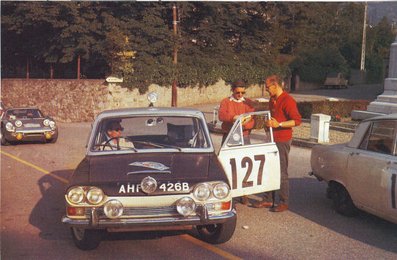 John Sprinzel - Willy Cave
26º Rally Coupe del Alpes 1965, Triumph 2000. Abandonò por la caja de cambios.@
Palabras clave: Triumph;Alpes;1965