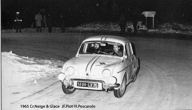 Jean-François Piot - H. Pescarolo
Rally Neige et Glace 1965, Dauphine 1093@
Palabras clave: Jean-François_Piot;H._Pescarolo;Neige-et_Glace;1965;Renault;Dauphine;Nieve