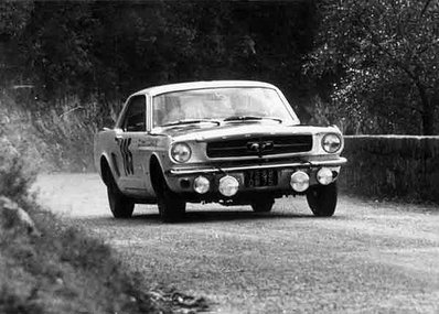 Henri Greder - Martial Delalande
34º Rallye Automobile de Monte-Carlo 1965. Ford Mustang (7288 QW 75). Abandonó.

Del 16 al 25 de Enero, Monte-Carlo.
Superficie: asfalto - nieve.

Se inscribieron 275 equipos, tomaron la salida 237, finalizaron 35.@
Palabras clave: Ford;Mustang;Montecarlo;1965