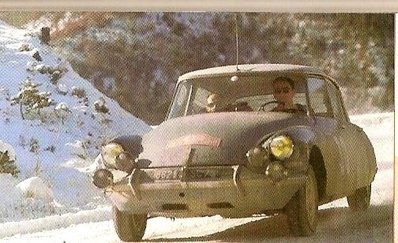 Jean Rolland - Gabriel Augias
35º Rallye Automobile de Monte-Carlo 1966. Citröen DS 21 (8621 SC 75). Clasificado 12º.

Del 14 al 20 de Enero, Monte-Carlo.
Superficie: asfalto - nieve.

119 equipos completaron el rally en su totalidad.
A partir de la posición 120, los equipos no se clasificaron para el tramo final, pero fueron clasificados oficialmente.

Tomaron la salida 322 equipos, finalizaron 184.
@
Palabras clave: Citroen;Montecarlo;1966