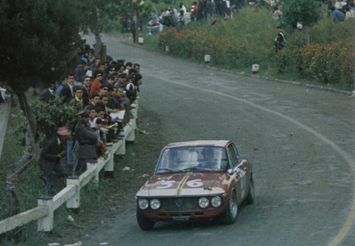 Claudio Maglioli - Marco Crosina
50º Targa Florio 1966. Lancia Fulvia Coupé HF 1.3. Clasificado 23º.@
Palabras clave: Lancia;Coupe;Fulvia;Targa_Florio;1966