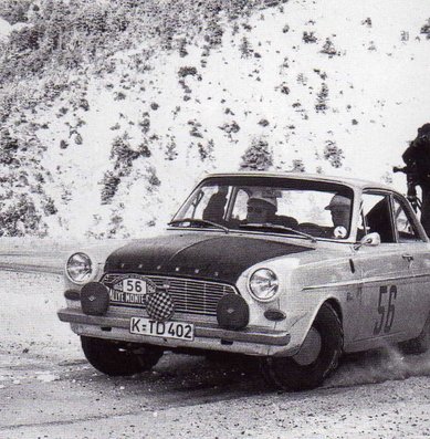 Alfred Burkhardt - Heinrich Zertani
35º Rallye Automobile de Monte-Carlo 1966. Ford Taunus (K-TD 402). Clasificado 30º.

Del 14 al 20 de Enero, Monte-Carlo.
Superficie: asfalto - nieve.

119 equipos completaron el rally en su totalidad.
A partir de la posición 120, los equipos no se clasificaron para el tramo final, pero fueron clasificados oficialmente.

Tomaron la salida 322 equipos, finalizaron 184.
@
Palabras clave: Ford;Taunus;Montecarlo;1966