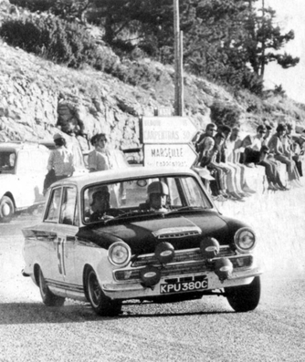 Victor (Vic) Elford - David Stone
27º Rally Alpine Cup 1966, Ford Lotus Cortina, Retirado por asentamiento de valvula@
Palabras clave: Ford;Alpes;1966