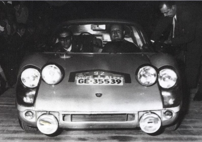 Jacques Rey - Andre Mercorelli
27º Rally Alpine Cup 1966, Porsche 904. Abandonò por transmisiòn.@
Palabras clave: Porsche;Alpes;1966