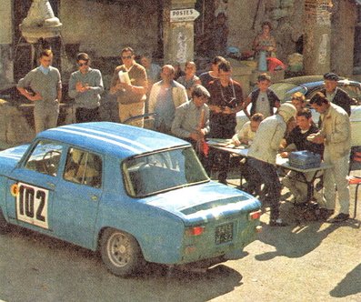  Sylvia Österberg - Ingalill Edenring
28º Coupe des Alpes 1967. Renault 8 Gordini (3415 H 92). Clasificada 6ª.

Del 4 al 9 de Septiembre, Marseille - Alpe d'Huez - Menton.
Superficie: asfalto.

Tomaron la salida 80 equipos, finalizaron 15.@
Palabras clave: Renault;Alpes;1967;Mujeres;Womens