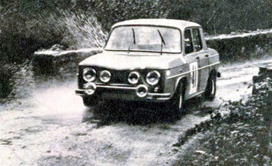 Jean-Pierre Nicolas - Claude Roure
12º Tour de Corse 1967. Renault 8 Gordini. Clasificado 7º.

Del 4 al 6. 11 de Noviembre, Ajaccio.
Superficie: asfalto con 129.70 km cronometrados.

Tomaron la salida 98 equipos, finalizaron 11.@
Palabras clave: ;Renault;Gordini;Corse;Corcega;1967