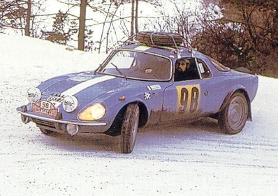 Henri Pescarolo - Patrick Depailler
36º Rallye Automobile de Monte-Carlo 1967. Matra Djet V Sport. Clasificado 47º.

Del 14 al 20 de Enero, Monaco.
Superficie: asfalto - nieve.

Se inscribieron 221 equipos, tomaron la salida 195, finalizaron 92.@
Palabras clave: Matra;Djet;Montecarlo;1967;nieve