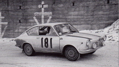 Philippe Gobert - Philippe Claustres
36º Rallye Automobile de Monte-Carlo 1967. Fiat 850 Coupé. Clasificado 90º.

Del 14 al 20 de Enero, Monaco.
Superficie: asfalto - nieve.

Se inscribieron 221 equipos, tomaron la salida 195, finalizaron 92.@
Palabras clave: Fiat;Coupe;Montecarlo;1967