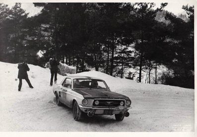 Henri Chemin - Johnny Hallyday
36º Rallye Automobile de Monte-Carlo 1967. Ford Mustang (9946 TR 75). Excluído por neumáticos ilegales.

Del 14 al 20 de Enero, Monaco.
Superficie: asfalto - nieve.

Se inscribieron 221 equipos, tomaron la salida 195, finalizaron 92.@
Palabras clave: Ford;Mustang;Montecarlo;1967;nieve