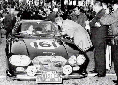 René Trautmann - Claudine Trautmann
36º Rallye Automobile de Monte-Carlo 1967. Lancia Flavia Sport Zagato (TO 808329). Abandonó.

Del 14 al 20 de Enero, Monaco.
Superficie: asfalto - nieve.

Se inscribieron 221 equipos, tomaron la salida 195, finalizaron 92.@
Palabras clave: Lancia;Flavia;Montecarlo;1967;Parque_Cerrado;Personajes