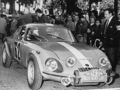 Johnny Servoz-Gavin - François Janin
36º Rallye Automobile de Monte-Carlo 1967. Matra Djet V Sport (6954 TR 75). Abandonó.

Del 14 al 20 de Enero, Monaco.
Superficie: asfalto - nieve.

Se inscribieron 221 equipos, tomaron la salida 195, finalizaron 92.@
Palabras clave: Matra;Djet;Sport;Montecarlo;1967