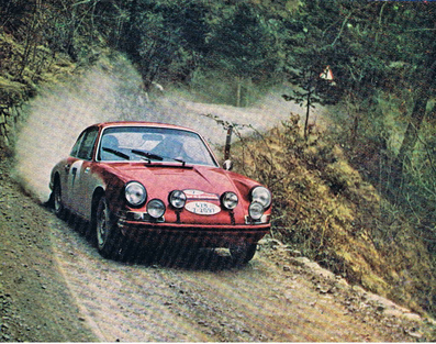 Pauli Toivonen - Martti Tikkanen
10º Rally San Remo 1968. Porsche 911 T. Clasificado 1º.

Del 6 al 10 de Marzo, Sanremo.

Superficie: asfalto. 

El Rally tenia 160.70 km cronometrados divididos en 19 tramos especiales.

Tomaron la salida 72, finalizaron 31.@
Palabras clave: Pauli_Toivonen;Porsche;Sanremo;1968