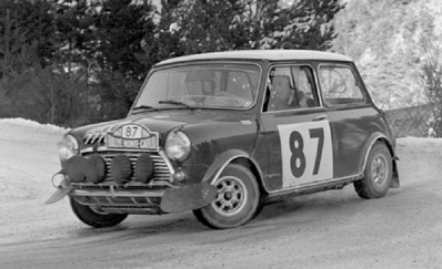 Paddy Hopkirk - Ron Crellin
37º Rallye Automobile Monte-Carlo 1968. BMC Mini Cooper S 1275 (ORX 777F). Clasificado 5º.

Del 20 al 25 de Enero, Monte-Carlo.
Superficie: asfalto - nieve.
Tomaron la salida 200 equipos, finalizaron 79.@
Palabras clave: Paddy_Hopkirk;Ron_Crellin;Mini;Montecarlo;1968