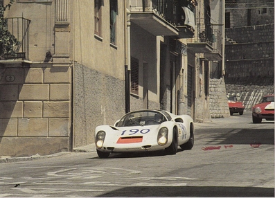 Rudi Lins - Rico Steinemann
59º Targa Florio 1968. Porsche 910. Clasificado 9º.@
Palabras clave: Targa_Florio;Porsche;1968