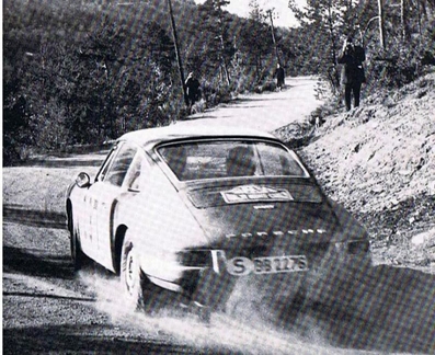 Ake Andersson - Sven-Olof Svedberg
37º Rallye Automobile de Monte-Carlo 1968. Porsche 911 T (BB 2276). Clasificado 12º.

Del 20 al 25 de Enero, Monte-Carlo.
Superficie: asfalto - nieve.

Tomaron la salida 200 equipos, finalizaron 79.@
Palabras clave: Porsche;Montecarlo;1968