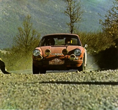 Ake Andersson - Sven-Olof  Svedberg
37º Rallye Automobile de Monte-Carlo 1968. Porsche 911 T (BB 2276). Clasificado 12º.

Del 20 al 25 de Enero, Monte-Carlo.
Superficie: asfalto - nieve.

Tomaron la salida 200 equipos, finalizaron 79.@
Palabras clave: Porsche;Montecarlo;1968