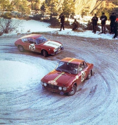 Sergio Barbasio - Ugo Barilaro
37º Rallye Automobile de Monte-Carlo 1968. Lancia Fulvia 1.3 Coupé HF (TO 970376). Clasificado 15º.

El coche de detrás es el Lancia Fulvia Sport Zagato (TO 970445) de Fiorenza Genta - Arturo Brena Clasificados 29º.

Del 20 al 25 de Enero, Monte-Carlo.
Superficie: asfalto - nieve.

Tomaron la salida 200 equipos, finalizaron 79.@
Palabras clave: ;Lancia;Fulvia;Montecarlo;1968;nieve