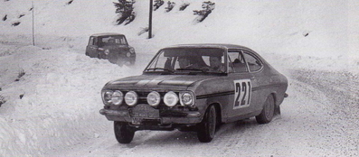 Ove Eriksson - Lennart Berggren
37º Rallye Automobile de Monte-Carlo 1968. Opel Kadett (WI-HX 51). Clasificado 17º.

Del 20 al 25 de Enero, Monte-Carlo.
Superficie: asfalto - nieve.

Tomaron la salida 200 equipos, finalizaron 79.@
Palabras clave: Opel;Kadett;Montecarlo;1968;nieve