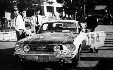 Henri Chemin - Alain De Gaulle
37º Rallye Automobile de Monte-Carlo 1968. Ford Mustang (9944 TR 75). Abandonó, desconocemos el motivo.

Del 20 al 25 de Enero, Monte-Carlo.
Superficie: asfalto - nieve.

Tomaron la salida 200 equipos, finalizaron 79.@
Palabras clave: ;Gaulle;Ford;Mustang;Montecarlo;1968
