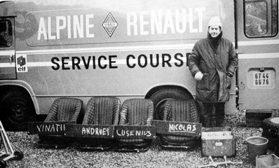 ASISTENCIA ALPINE-RENAULT
38º Rallye Automobile de Monte-Carlo 1969

Alpine-Renault A110 1300

21# Jean-Claude Andruet - Maurice Gélin (7750 GH 76), abandonó.

26# Jean Vinatier - Jean-François Jacob (7753 GH 76), clasificado 3º.

41# Jorma Lusenius - Seppo Halme  (7754 GH 76), abandonó.

Jean Pierre Nicolas participaba en el Rallye Méditerranée, (mismo recorrido pero para coches de los Grupos 4 al 6), con Alpine-Renault A110 1450, acabó 2º.

Del 17 al 24 de Enero, Monte-Carlo.
Superficie: asfalto - nieve.

El Rally tenia un total de 225.00 km cronometrados.

Se inscribieron 211 equipos, tomaron la salida 183, finalizaron 44.@
Palabras clave: Asistencias;Alpine;Renault;Montecarlo;1969