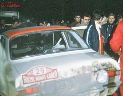 Jean-François Piot - Jean Todt
38º Rallye Automobile de Monte-Carlo 1969. Ford Escort Twin Cam (BEV 782G). Clasificado 4º.

Del 17 al 24 de Enero, Monte-Carlo.
Superficie: asfalto - nieve.

El Rally tenia un total de 225.00 km cronometrados.

Se inscribieron 211 equipos, tomaron la salida 183, finalizaron 44.@
Palabras clave: Jean-François_Piot;Ford;Escort;Montecarlo;1969;Personajes;parque_cerrado